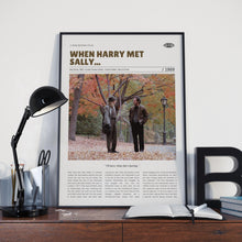 When Harry Met Sally..., Rob Reiner, Retro Movie Poster, Custom Movie Poster Print 4421169813