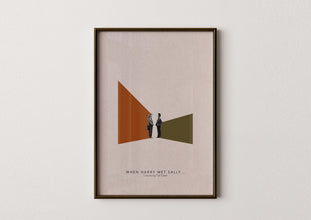 When Harry Met Sally Inspired Poster Mid-Century Modern Minimalist Poster, Retro Art Poster Print, Favorite MovieTV Series Poster 4299892217 4695