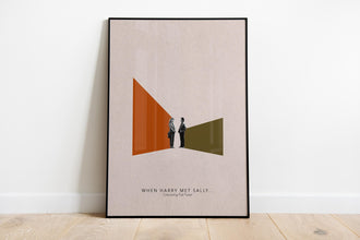 When Harry Met Sally Inspired Poster Mid-Century Modern Minimalist Poster, Retro Art Poster Print, Favorite MovieTV Series Poster 4299892217 4695
