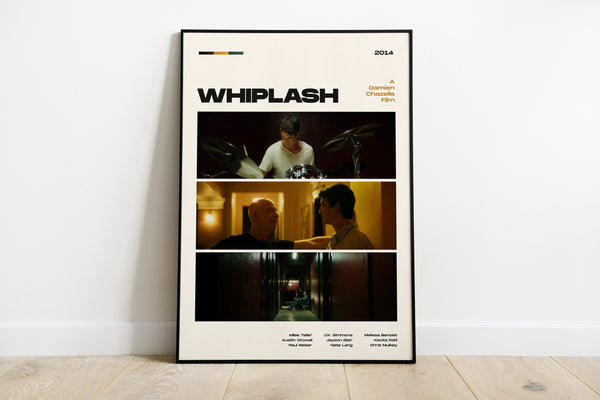 Whiplash Movie Poster, Modern Movie Poster Print, Whiplash Poster Wall Decor, DIGITAL FILES, Damien Chazelle 1396499492