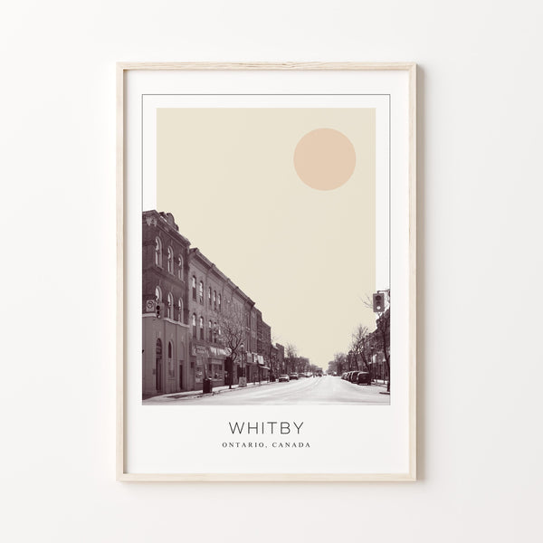 Whitby Poster Print, Whitby Travel Poster, Whitby Minimalistic Wall Art, Whitby, Ontario, Canada 1868247214