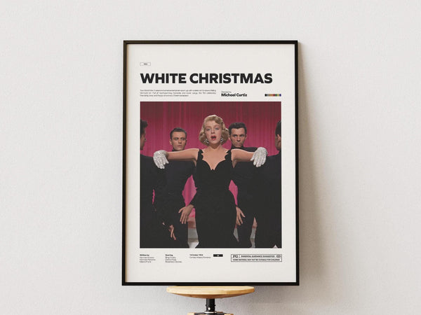 White Christmas Poster, Michael Curtiz Film White Christmas Print, Christmas Movie Poster, Christmas Gift Idea, Rosemary Clooney Poster 4349453105