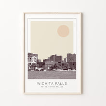 Wichita Falls Poster Print, Wichita Falls Travel Poster, Wichita Falls Minimalistic Wall Art, Wichita Falls, Texas, United States 1882436863