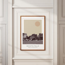 Wichita Falls Poster Print, Wichita Falls Travel Poster, Wichita Falls Minimalistic Wall Art, Wichita Falls, Texas, United States 1882436863