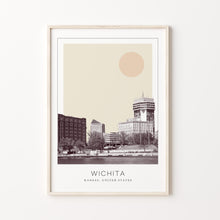 Wichita Poster Print, Wichita Travel Poster, Wichita Minimalistic Wall Art, Wichita, Kansas, United States 1882438095