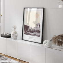 Wichita Poster Print, Wichita Travel Poster, Wichita Minimalistic Wall Art, Wichita, Kansas, United States 1882438095