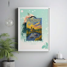 Wicklow Mountains National Park Poster, Ireland Travel Print, Glendalough Valley, County Wicklow, Monastic Village, Monastery, Laragh