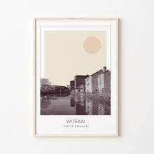 Wigan Poster Print, Wigan Travel Poster, Wigan Minimalistic Wall Art, Wigan, United Kingdom 1882439403