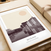 Wigan Poster Print, Wigan Travel Poster, Wigan Minimalistic Wall Art, Wigan, United Kingdom 1882439403
