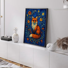 William Morris Fox Print - William Morris Inspired, Luxury Botanical Foliage Textiles Exhibition, Arts And Crafts, Floral Woodland Art