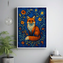 William Morris Fox Print - William Morris Inspired, Luxury Botanical Foliage Textiles Exhibition, Arts And Crafts, Floral Woodland Art