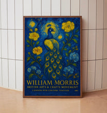 William Morris Peacock Print - William Morris Inspired, Luxury Botanical Foliage Textiles Exhibition, Arts And Crafts, Floral Woodland Art