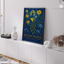 William Morris Peacock Print - William Morris Inspired, Luxury Botanical Foliage Textiles Exhibition, Arts And Crafts, Floral Woodland Art