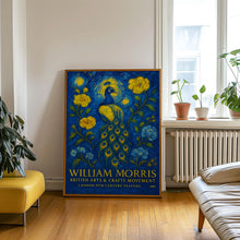 William Morris Peacock Print - William Morris Inspired, Luxury Botanical Foliage Textiles Exhibition, Arts And Crafts, Floral Woodland Art