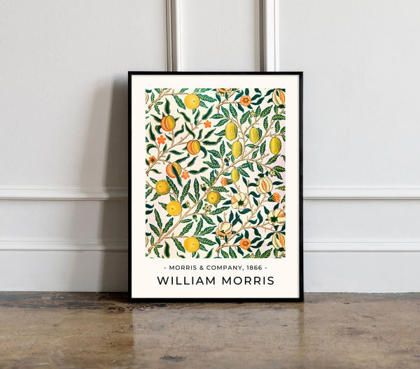 William Morris Print, William Morris Poster, William Morris Art, Vintage Poster, Floral Print, Citrus Fruit Print, Fruit Pattern Morris 1115216857