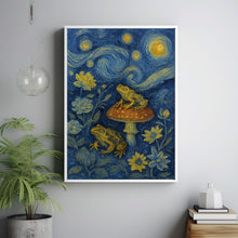William Morris Toadstool and Frog Print, Cotton Prints Exhibition Vintage Poster, Classic Traditional Poster, Botanical Nature Flowers Art