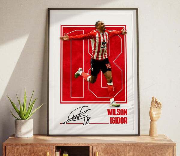 Wilson Isidor Poster Sunderland Football Poster, Football Fan Gift 4394932974