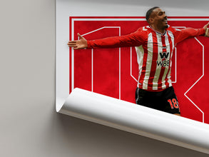 Wilson Isidor Poster Sunderland Football Poster, Football Fan Gift 4394932974