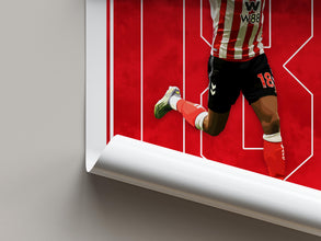 Wilson Isidor Poster Sunderland Football Poster, Football Fan Gift 4394932974