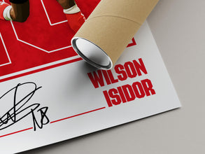 Wilson Isidor Poster Sunderland Football Poster, Football Fan Gift 4394932974