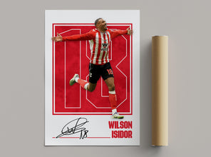 Wilson Isidor Poster Sunderland Football Poster, Football Fan Gift 4394932974
