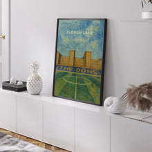 Wimbledon Football Modern Art Print, Plough Lane Stadium Poster