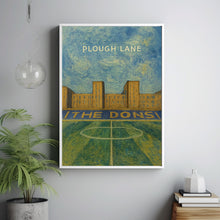 Wimbledon Football Modern Art Print, Plough Lane Stadium Poster