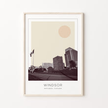Windsor Poster Print, Windsor Travel Poster, Windsor Minimalistic Wall Art, Windsor, Ontario, Canada 1882437297