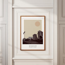 Windsor Poster Print, Windsor Travel Poster, Windsor Minimalistic Wall Art, Windsor, Ontario, Canada 1882437297