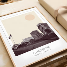 Windsor Poster Print, Windsor Travel Poster, Windsor Minimalistic Wall Art, Windsor, Ontario, Canada 1882437297