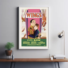 Wings 1927Poster Art Print Movie Posters Gift for Movie lovers 1