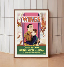 Wings 1927Poster Art Print Movie Posters Gift for Movie lovers 1