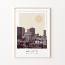 Winnipeg Poster Print, Winnipeg Travel Poster, Winnipeg Minimalistic Wall Art, Winnipeg, Manitoba, Canada 1868248092