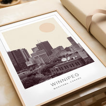 Winnipeg Poster Print, Winnipeg Travel Poster, Winnipeg Minimalistic Wall Art, Winnipeg, Manitoba, Canada 1868248092
