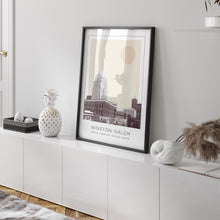 Winston-Salem Poster Print, Winston-Salem Travel Poster, Winston-Salem Minimalistic Wall Art, Winston-Salem, North Carolina, United States 1882438079