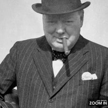 Winston Churchill Holding a Tommy Gun Print, Black and White Wall Art, Vintage Print, Photography Prints, Museum Quality Photo Print 1870523732