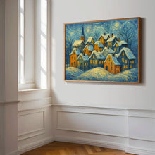Winter Village Samsung Art Pastel Christmas Screensave