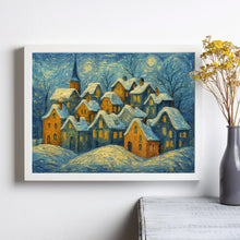 Winter Village Samsung Art Pastel Christmas Screensave