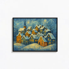 Winter Village Samsung Art Pastel Christmas Screensave