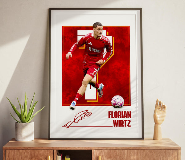 Wirtz Football Poster Modern Liverpool Football Wall Art Print 4392497459