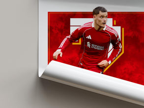 Wirtz Football Poster Modern Liverpool Football Wall Art Print 4392497459