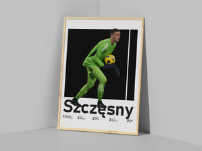 Wojciech Szczesny Poster, Polish Goalkeeper Print Sport Poster 1647390760