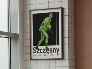 Wojciech Szczesny Poster, Polish Goalkeeper Print Sport Poster 1647390760