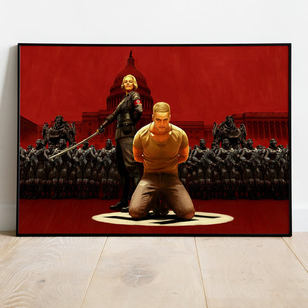 Wolfenstein Poster, Game Print, Wall Art, Gift for Gamers 1733665520 - Copy (2)