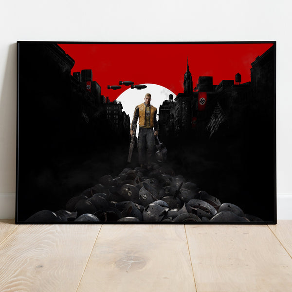 Wolfenstein Poster, Game Print, Wall Art, Gift for Gamers 1733665520 - Copy (4)