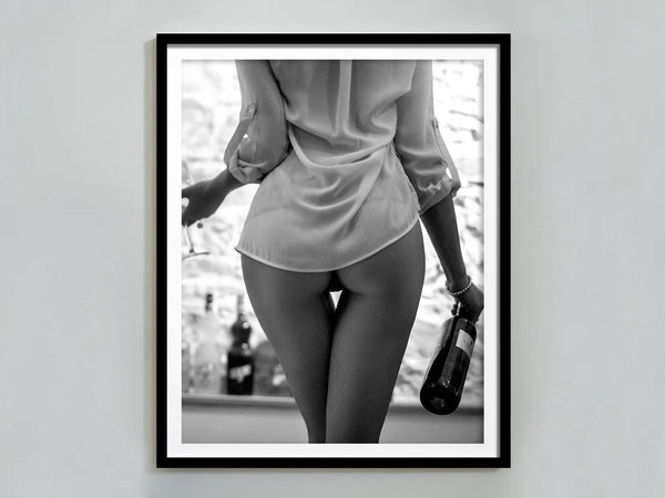 Woman Drinking Wine Print, Black and White, Vintage Feminist Print, Sexy Bedroom Decor, Teen Girl Wall Art, Bar Cart Decor, Digital Download 4298647501