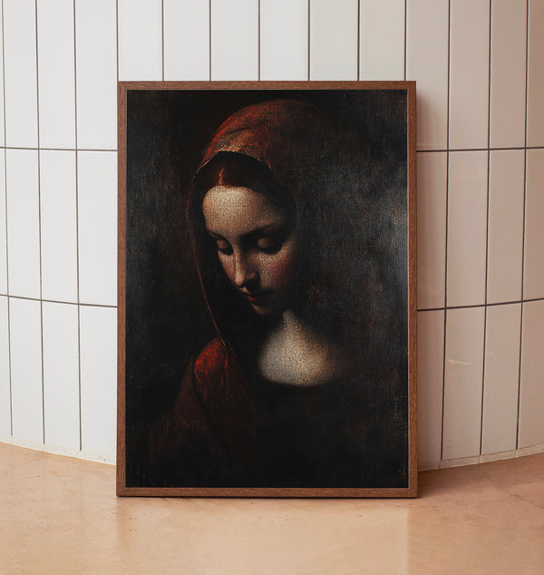Woman Oil Painting Portrait Abstract Female Portrait Wall Decor Women Oil Painting Art 1