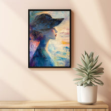 Woman Oil Painting Poster Women  Portrait Wall Decor Women Oil Painting Art 3