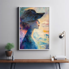 Woman Oil Painting Poster Women  Portrait Wall Decor Women Oil Painting Art 3