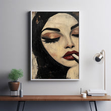 Woman Oil Painting Poster Women  Portrait Wall Decor Women Oil Painting Art 7